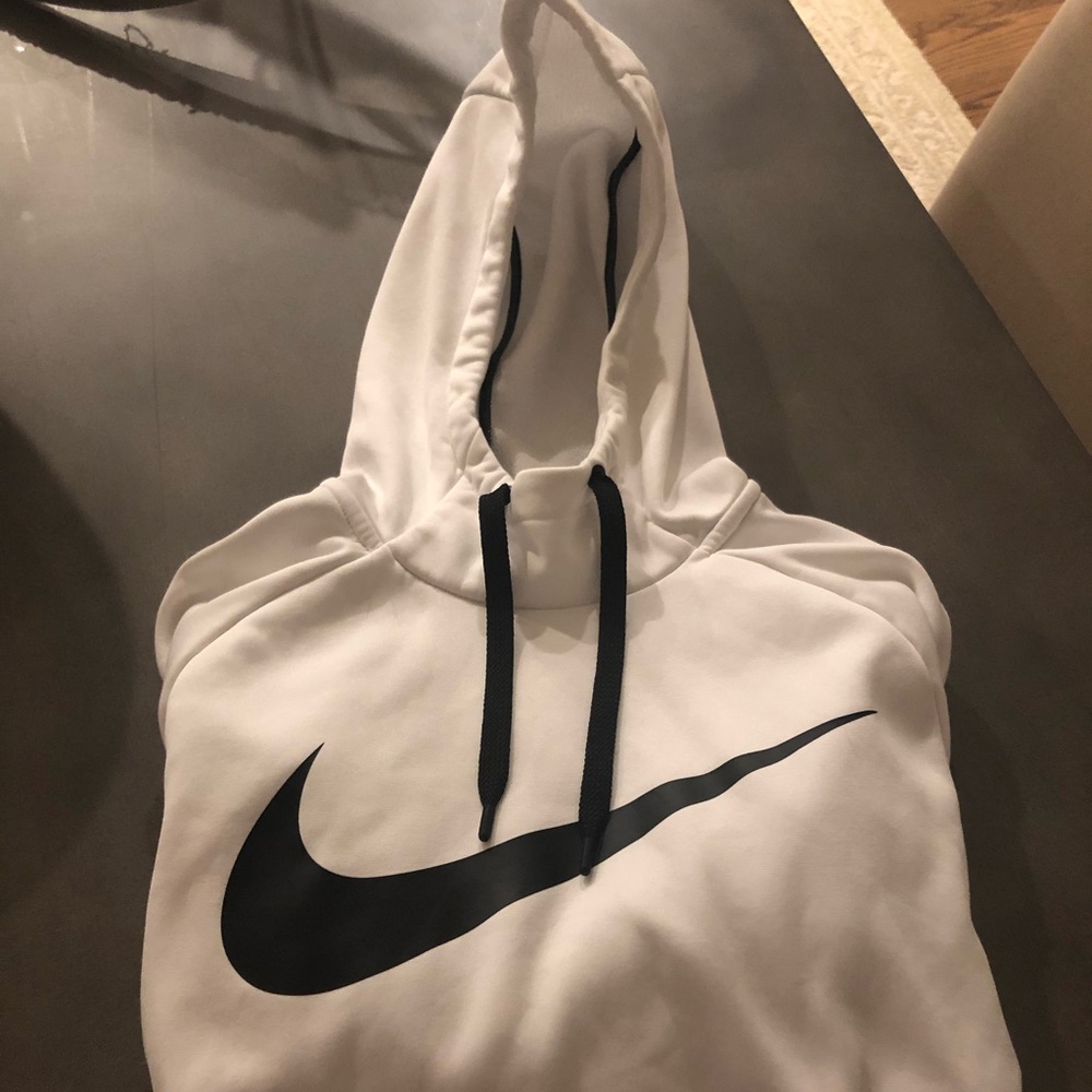 Nike Dri Fit Hoodie - White Men's size Medium